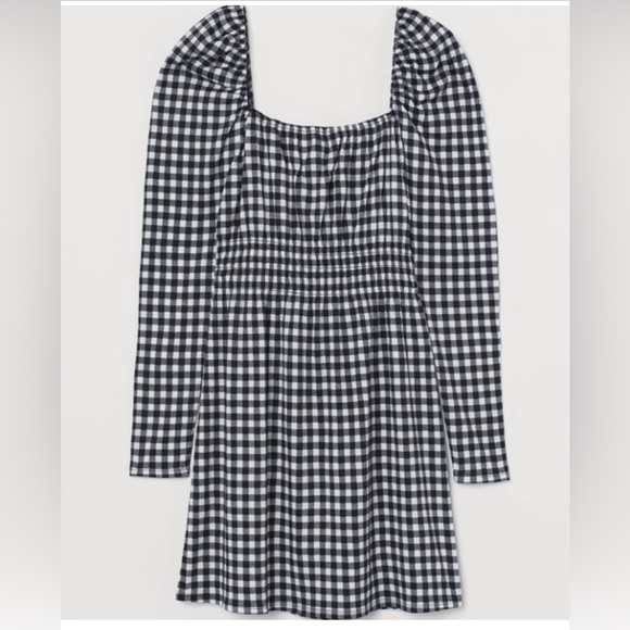 black and white plaid dress h&m Dolce And Gabbana Black Lace Mini Dress main image 1
